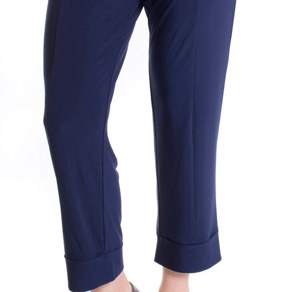 Vecceli Italy Pants - Vecceli Italy Women's Portofino Cuffed Capri Pant